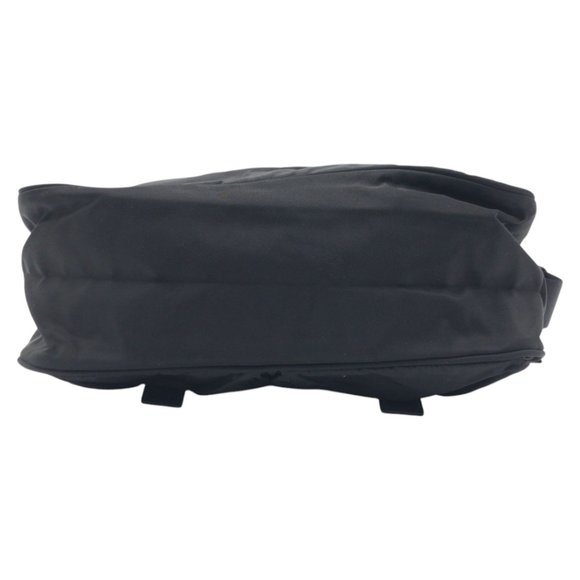 PRADA Black Nylon Triangle Logo Messenger Bag - Picture 10 of 10